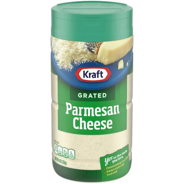 Kraft Parmesan Grated Cheese, 8 oz Shaker | Walmart (US)