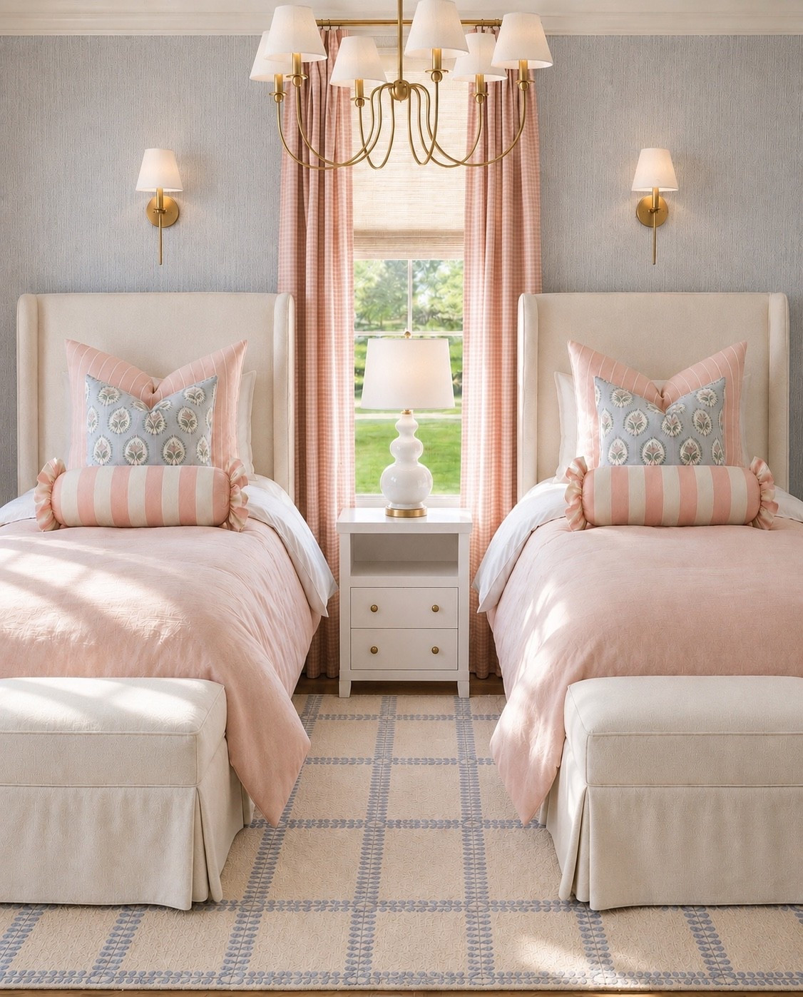 A blush and blue space to grow with 

Bedroom bed miss girls rig curtain dresser chair home decor sale

#LTKHome #LTKSaleAlert #LTKKids