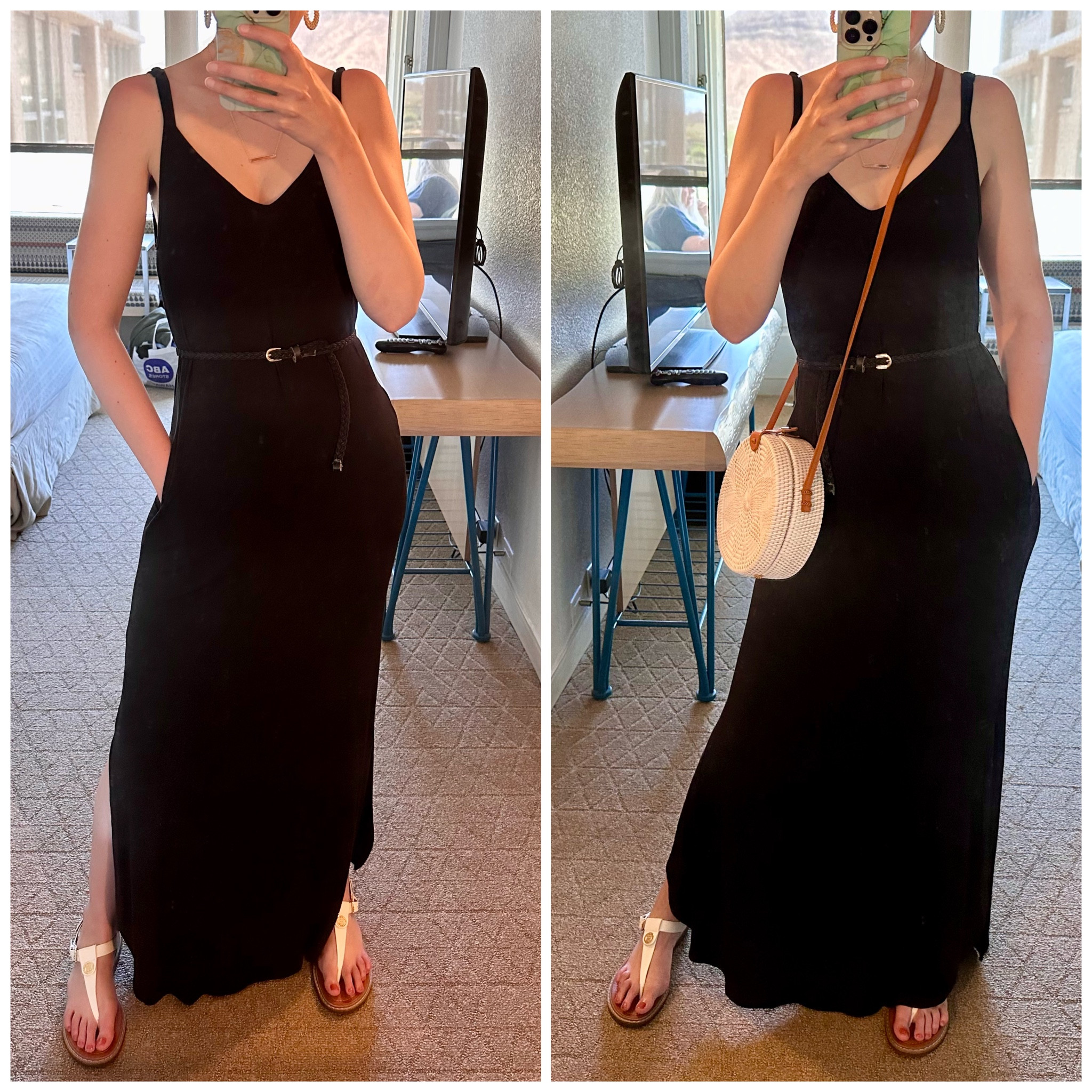 Wore this outfit for a laid back vacay day in Hawaii. This dress is soooo comfortable! 🙌 Paired it with a waist belt to give more form. 

Follow @jenniferxherron for more inspiration ✨

#LTKunder100 #LTKunder50 #LTKstyletip