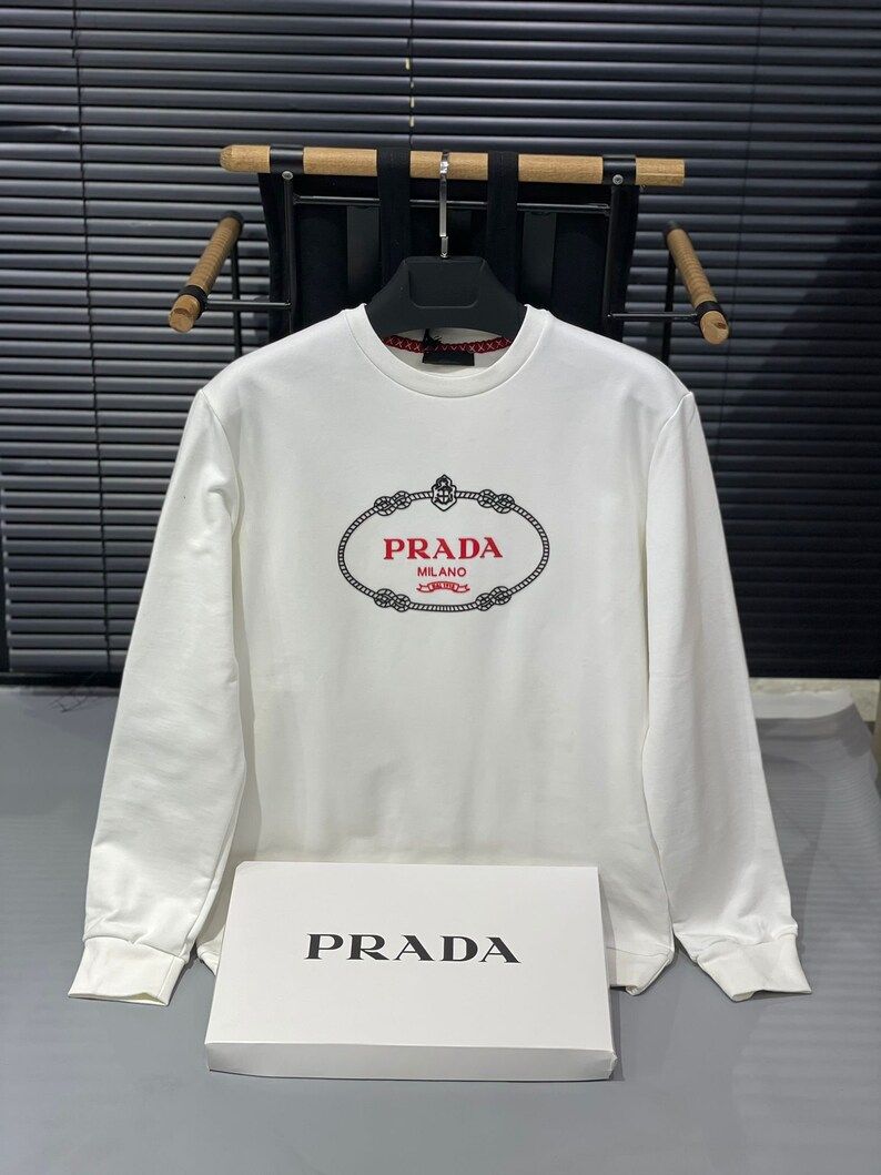 New 100% cotton Prada sweat, sweatshirt hoodie, sweatshirt, hoodie | Etsy (US)