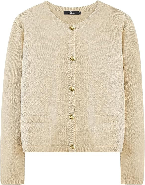 LILLUSORY Women's Cardigan Sweaters Fall Oufits Clothes Fashion Trendy Long Sleeve Tops Casual Kn... | Amazon (US)