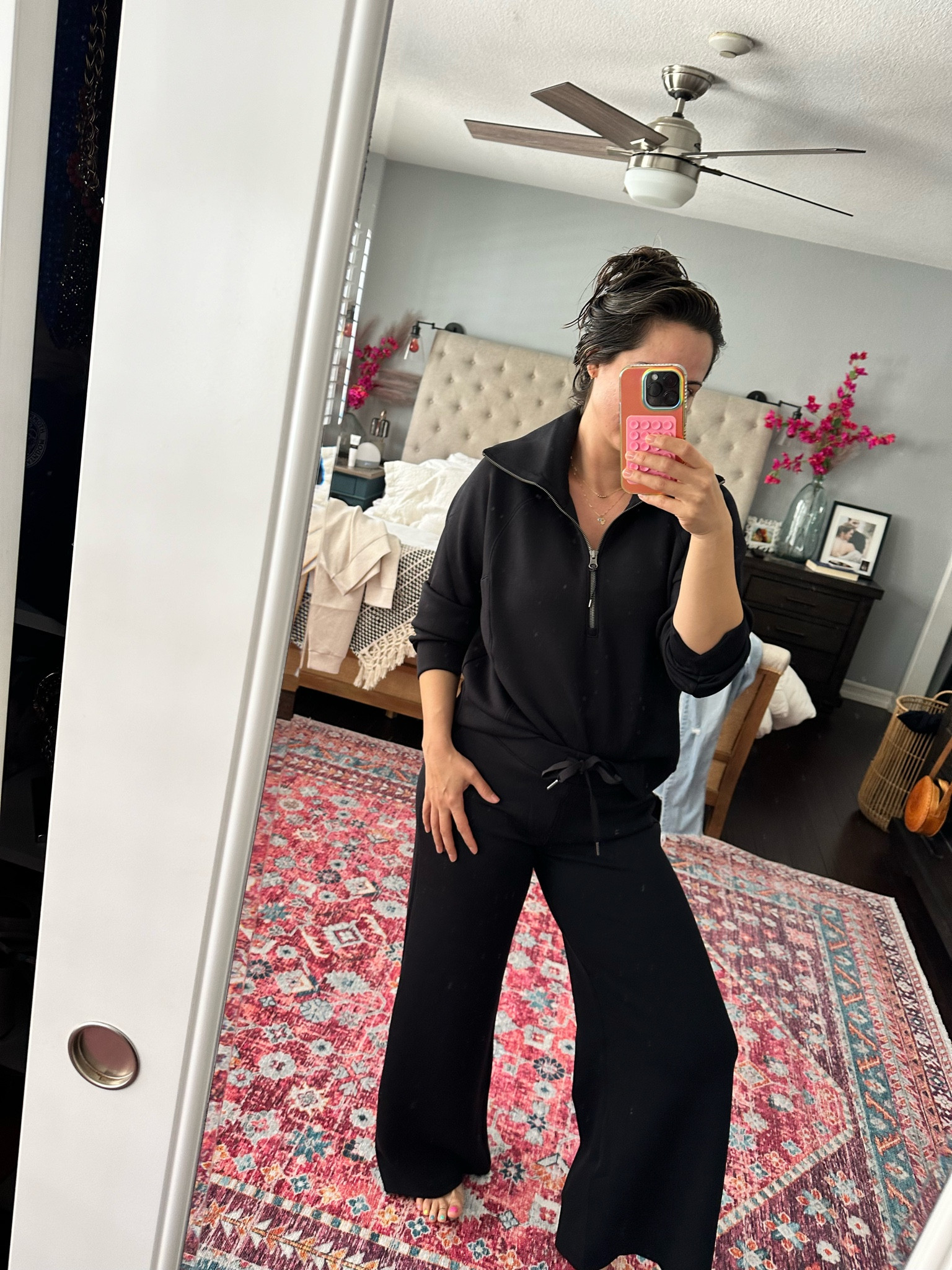 spanx for the win. have been living in this set (size L top and bottom)