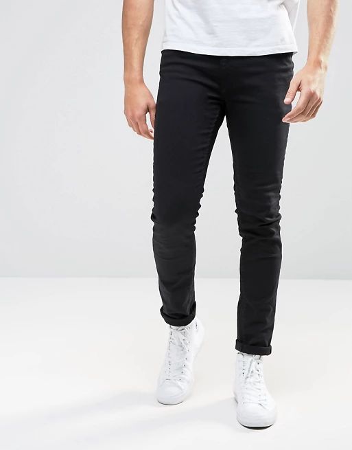 New Look Skinny Jeans In Black | ASOS UK
