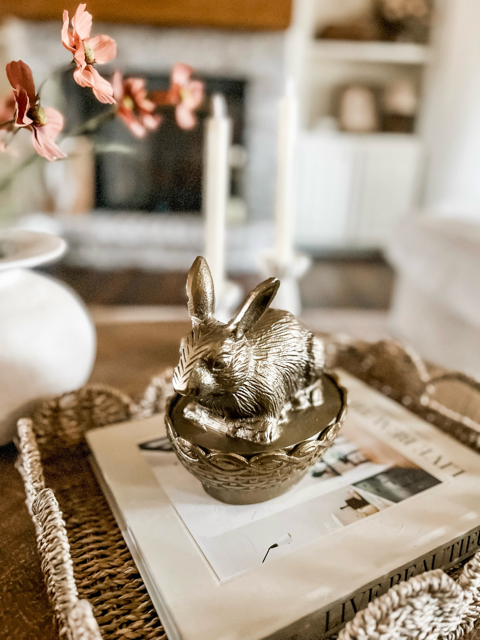 The cutest bunny candy jar!  The top comes off. Added to my coffee table and love how cute it looks! 

Target home, spring decor, Easter decor

#LTKSeasonal #LTKHome #LTKFindsUnder50