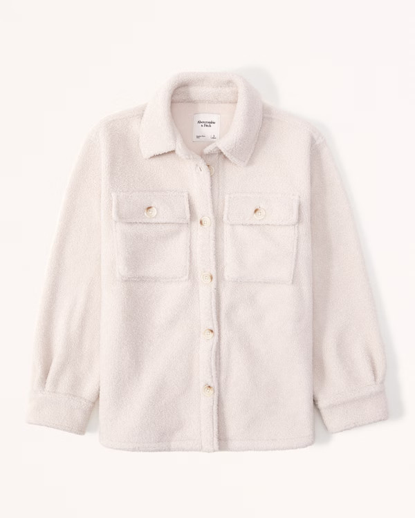 Sherpa Shirt Jacket | Abercrombie & Fitch (US)