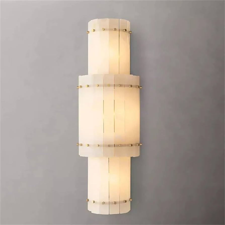 Natural Marble Wall Light Living Room Staircase Corridor Wall Sconce Bedroom Bedside LED Lighting... | Amazon (US)