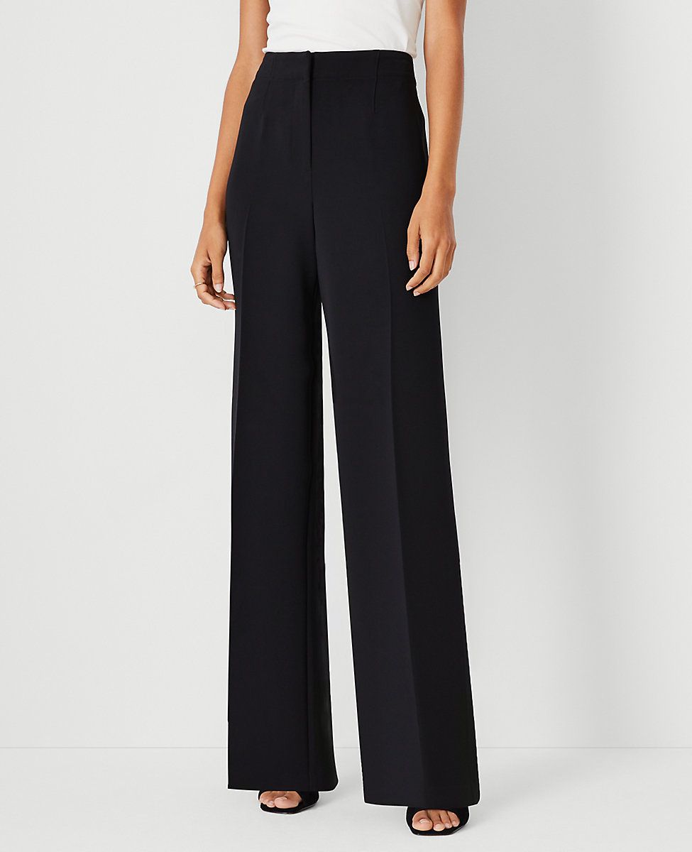 The Wide Leg Pant in Crepe | Ann Taylor (US)
