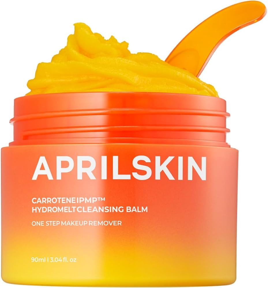 APRILSKIN Carrotene IPMP Hydromelt Cleansing Balm, 3.04 fl.oz, Noncomedogenic, Grapefruit Peel Oi... | Amazon (US)