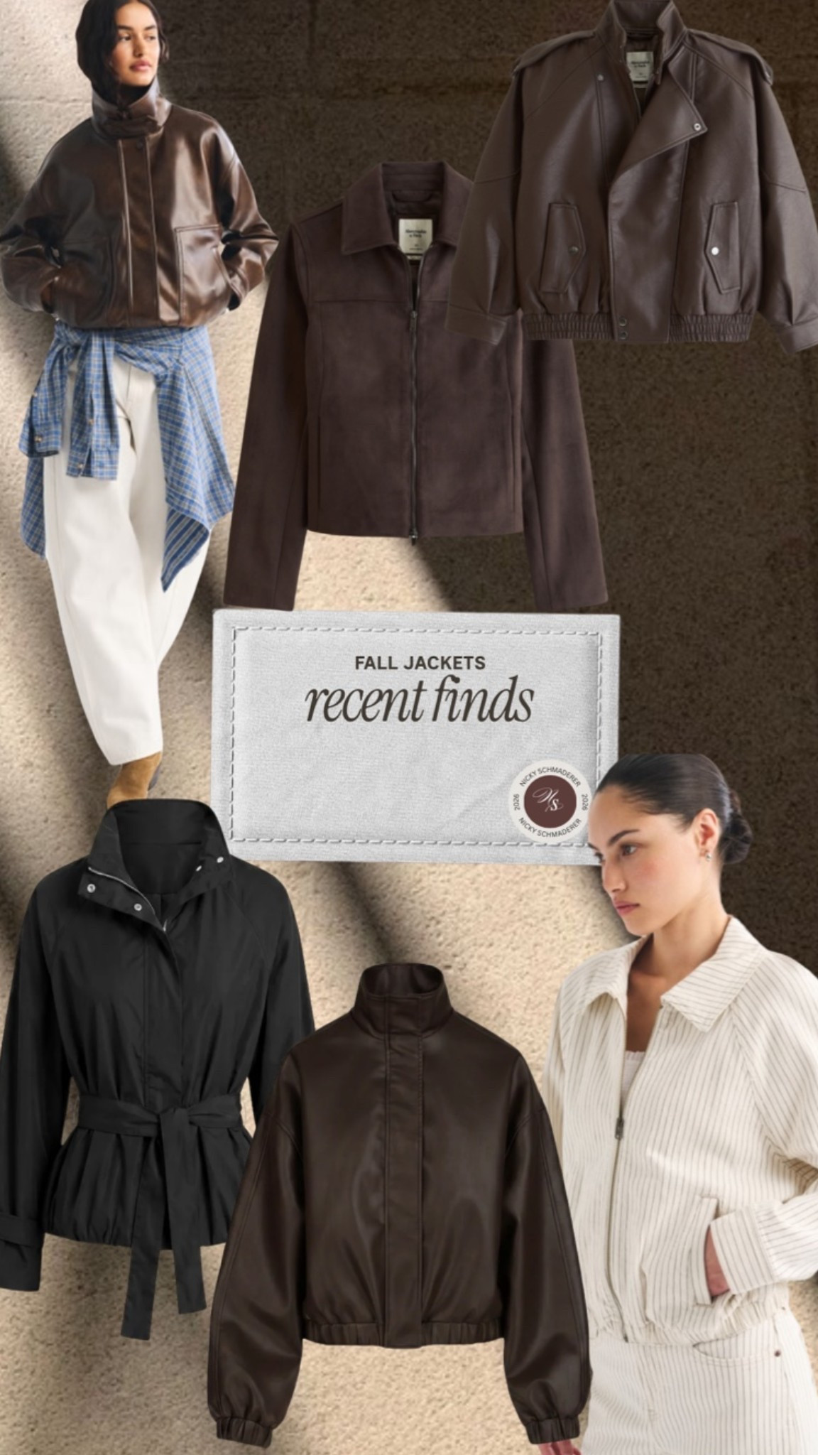 Recent fall jackets // funnel neck is going to be a huge trend this fall and winter!

Brown jacket
Suede jacket 
Leather jacket

#LTKSeasonal #LTKTravel #LTKgrwm