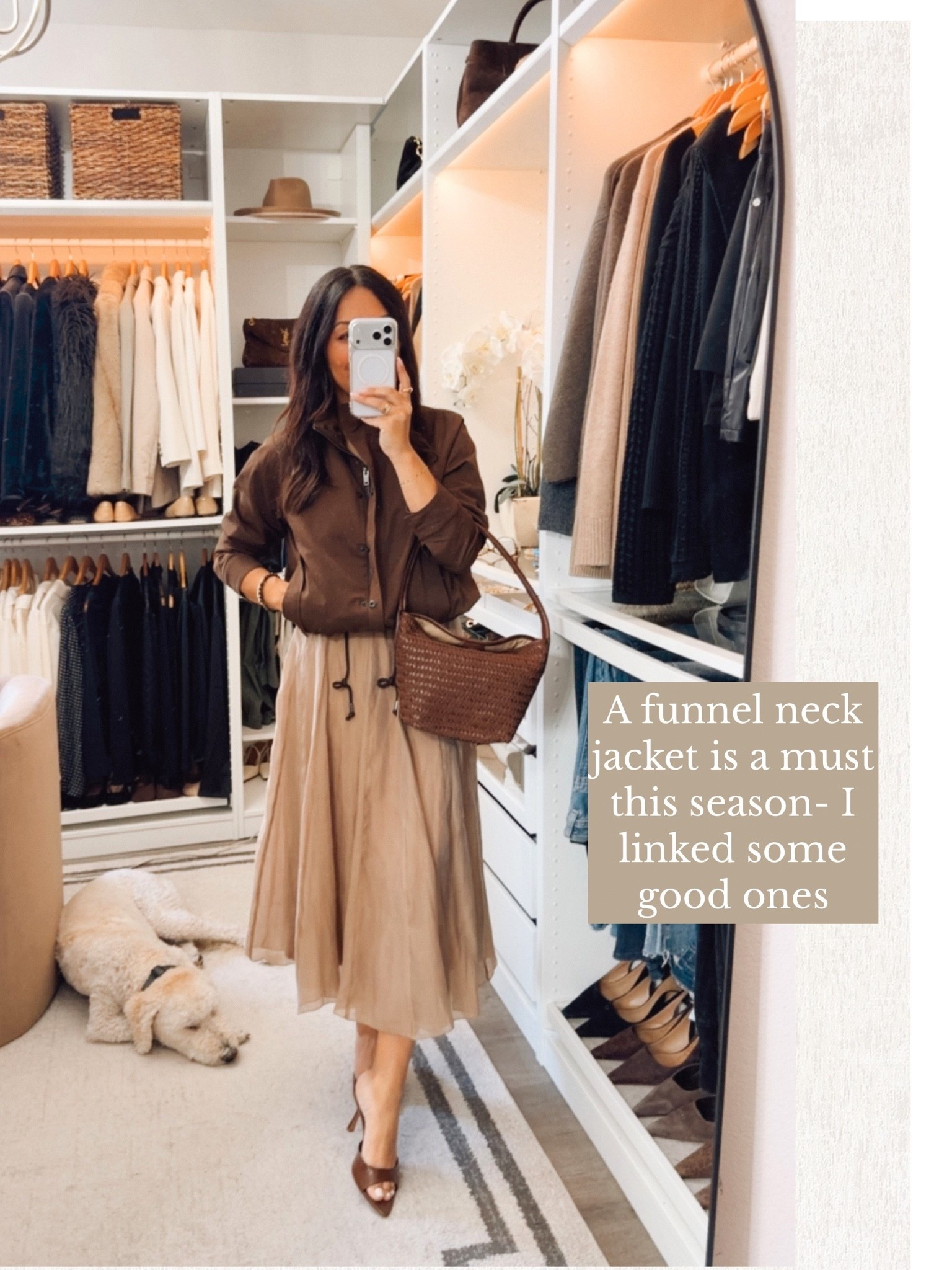 This style of jacket is everywhere right now⭐️ this one fits TTS wearing a small. I could have sized up for a more relaxed fit

#LTKOver40 #LTKootd