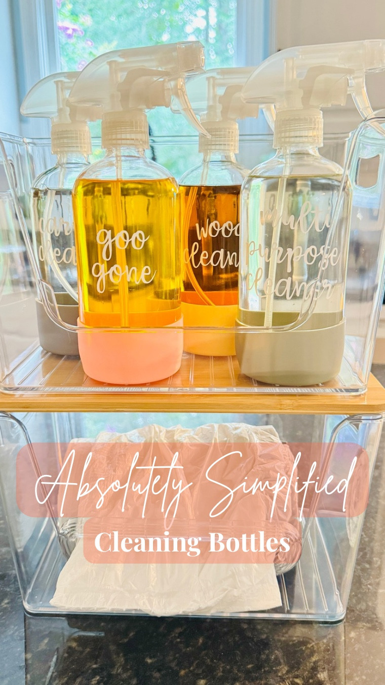 My favorite go-to cleaning products got their own fancy spray bottles 💫🫧 

#LTKFindsUnder50 #LTKFindsUnder100 #LTKHome