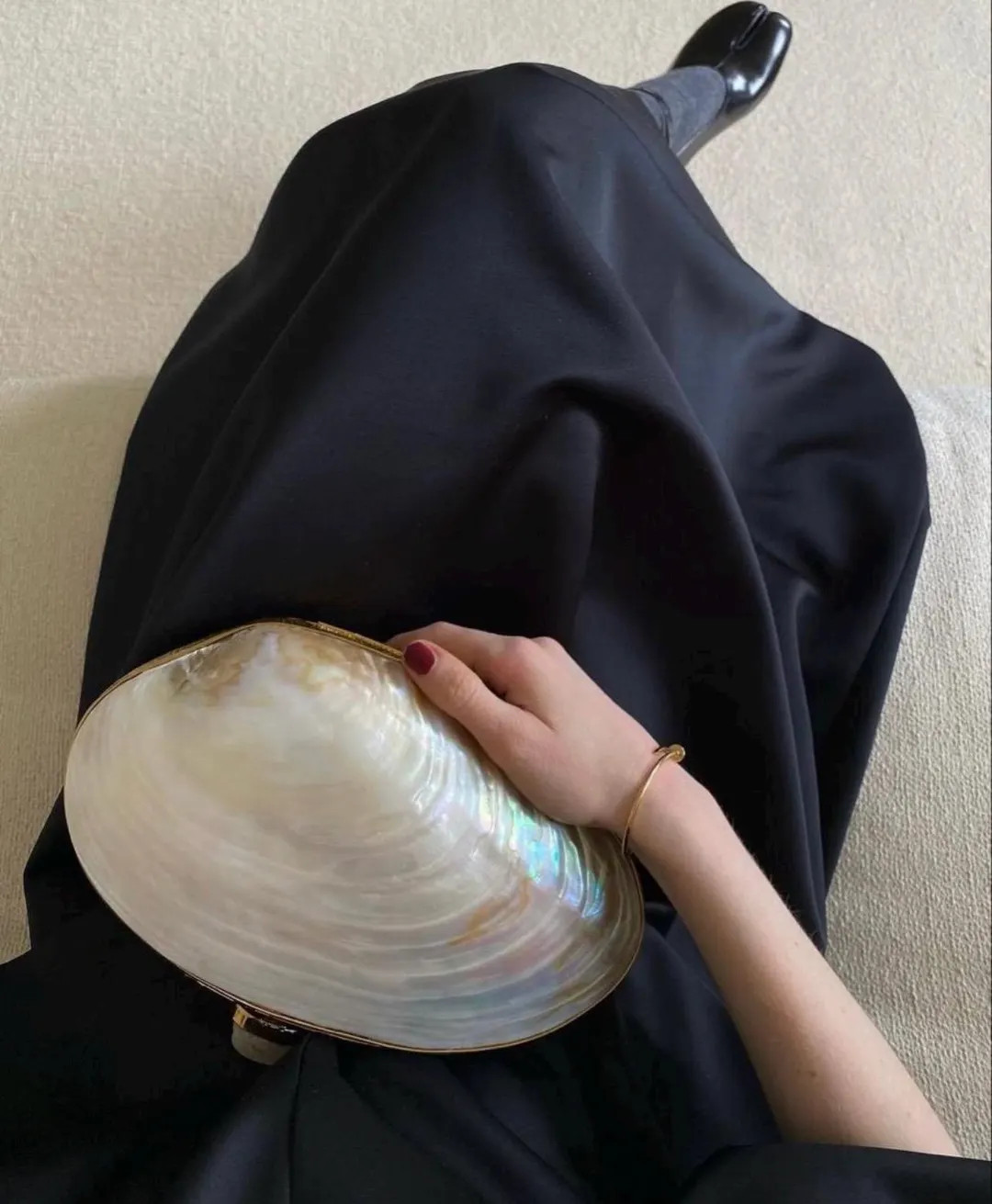 Natural sea shell purse evening bag women handbag | Etsy (US)