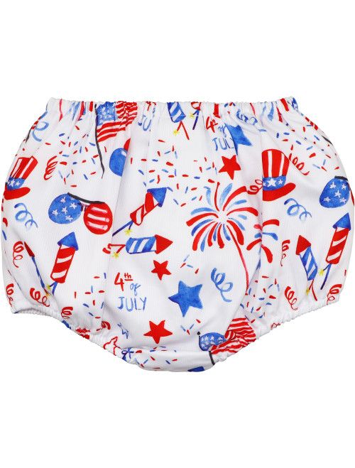 Fireworks And Flag Swim Bloomer | Cecil and Lou