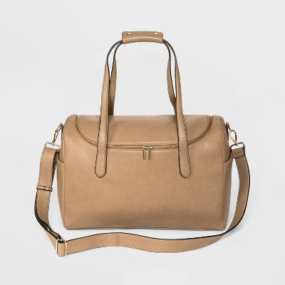 Zip Closure Soft Carry On Weekender Bag - A New Day™ Brown | Target