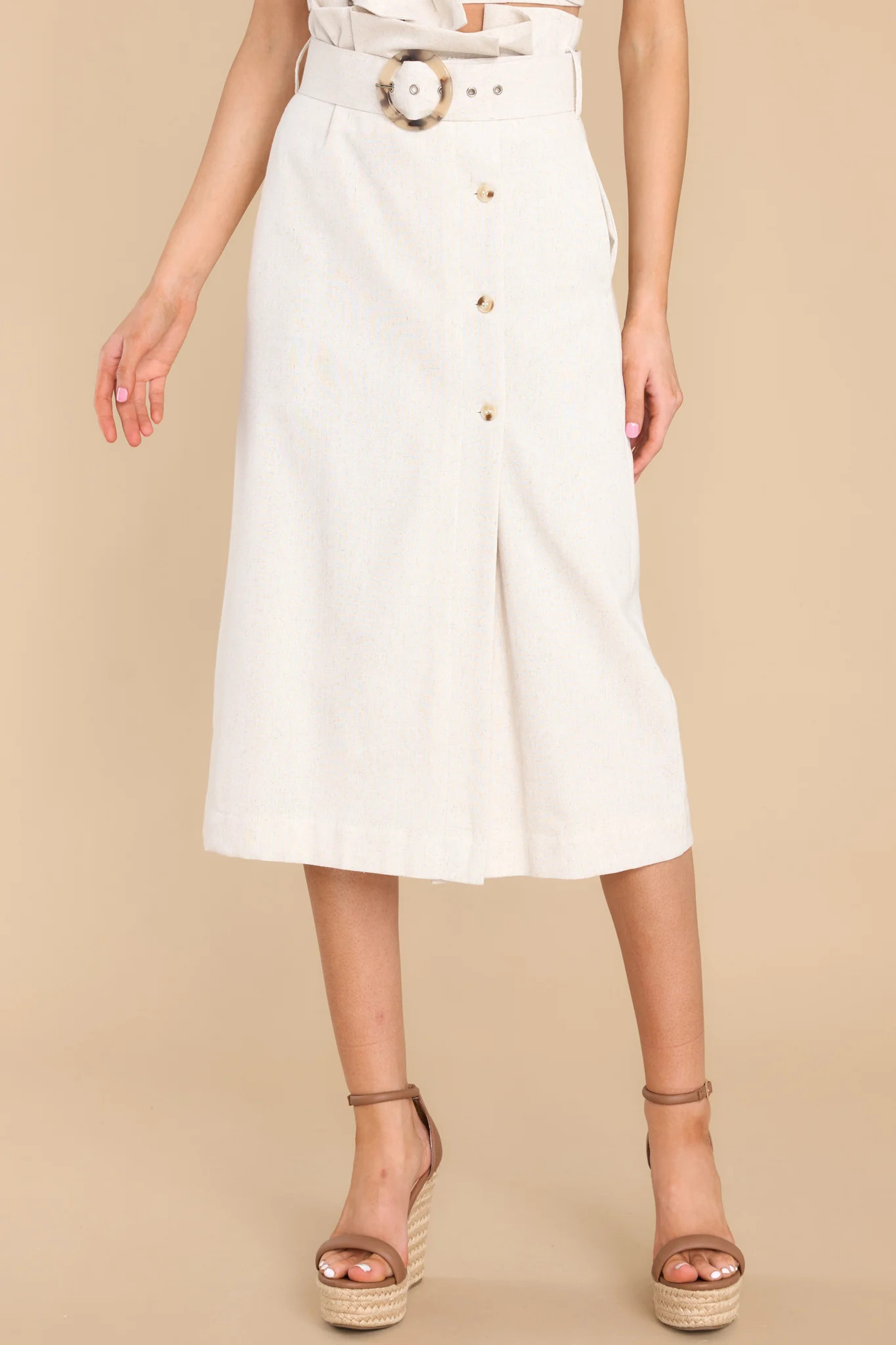 Nothing Personal Sand Skirt | Red Dress 