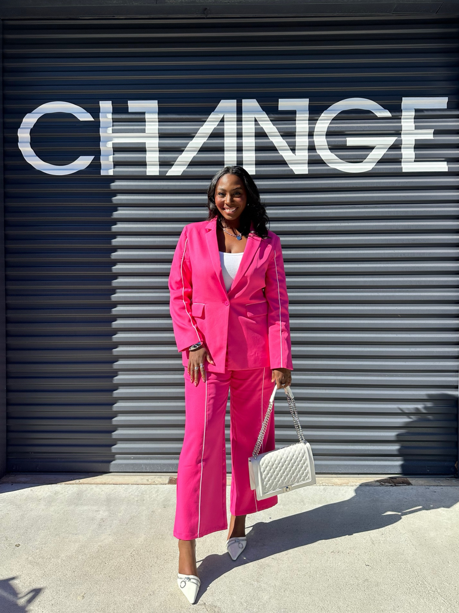 A statement pant suit!

#LTKStyleTip