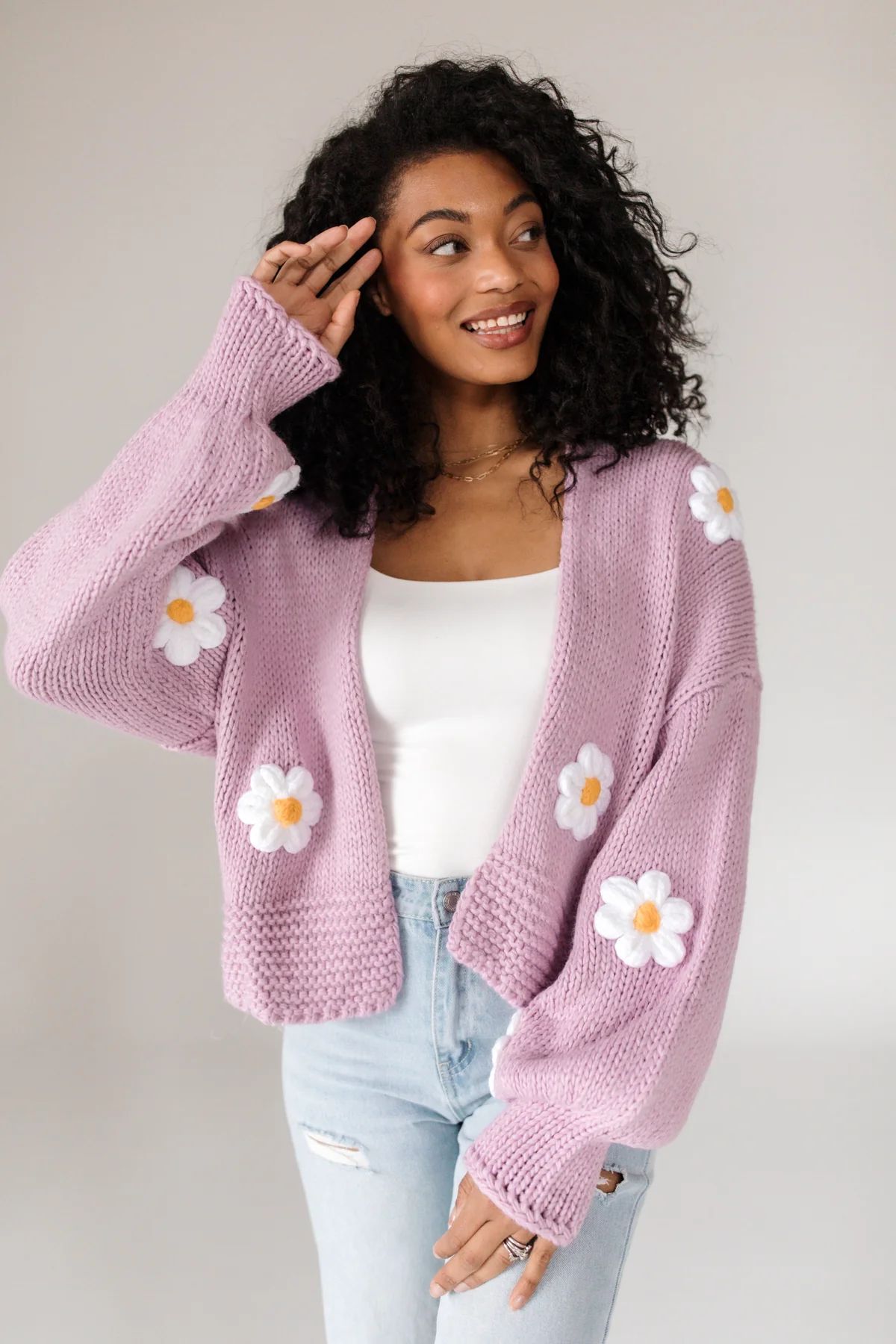 Floral Knit Cardigan | The Post