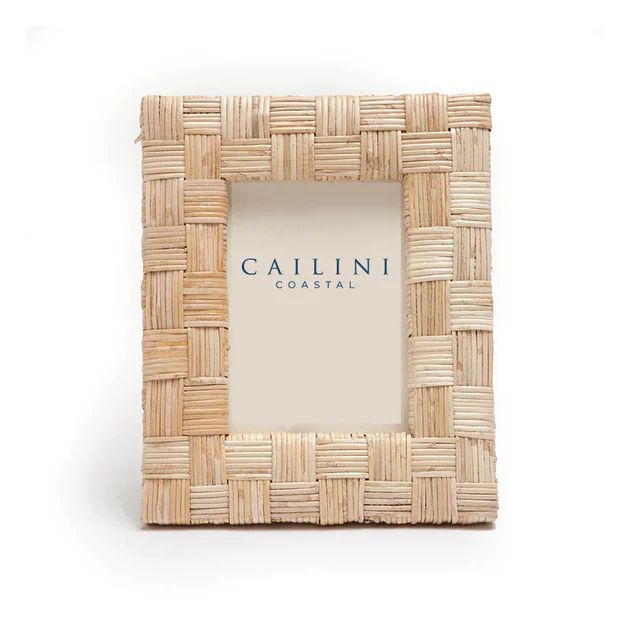 Grasse Natural Cane Photo Frame | Cailini Coastal