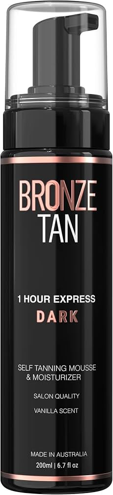 Bronze Tan Self Tanner Mousse Dark Self Tan Foam | Sunless Tanner for all Skin Tones | Salon Qual... | Amazon (US)