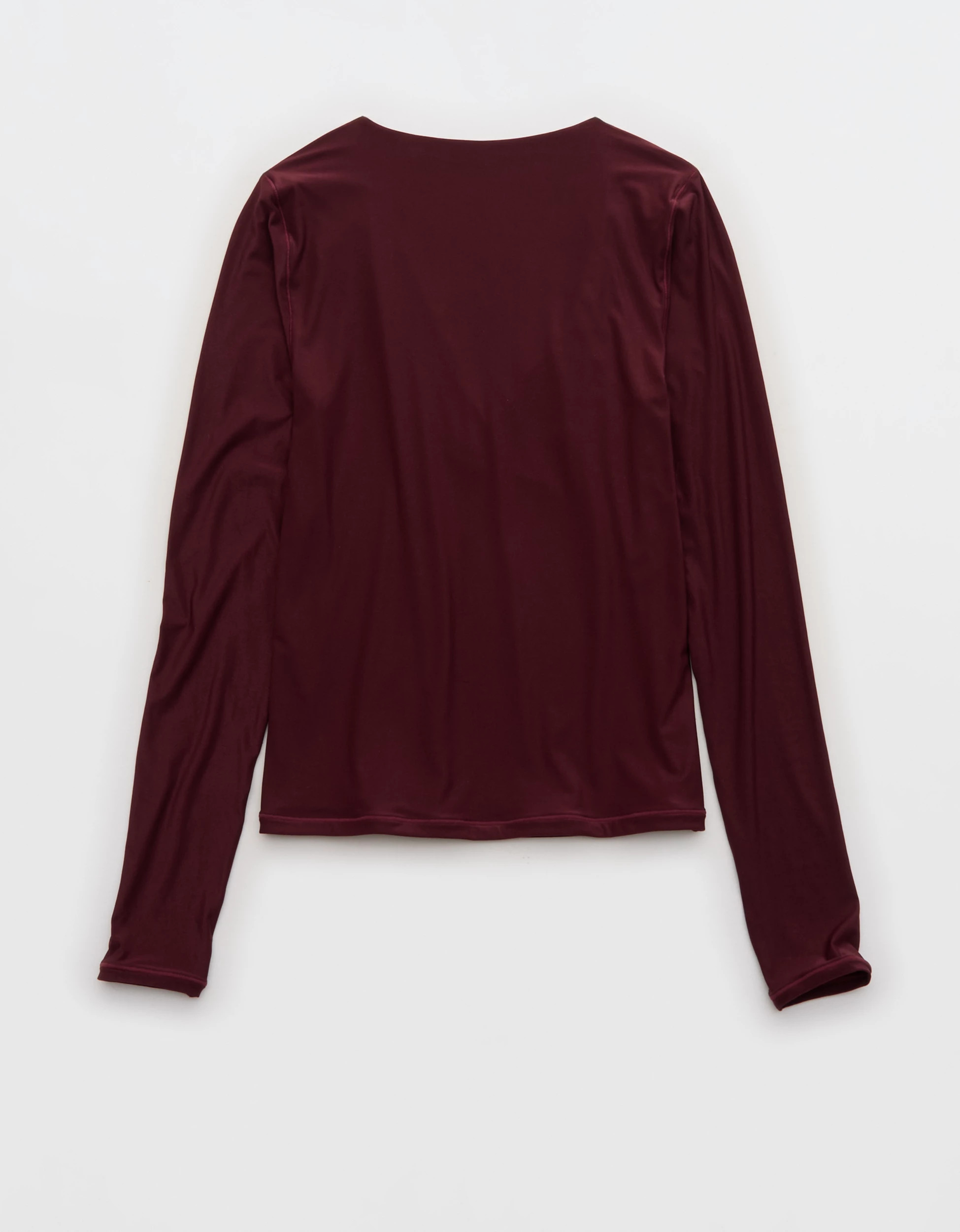 SMOOTHEZ Long Sleeve Ruched Top | Aerie