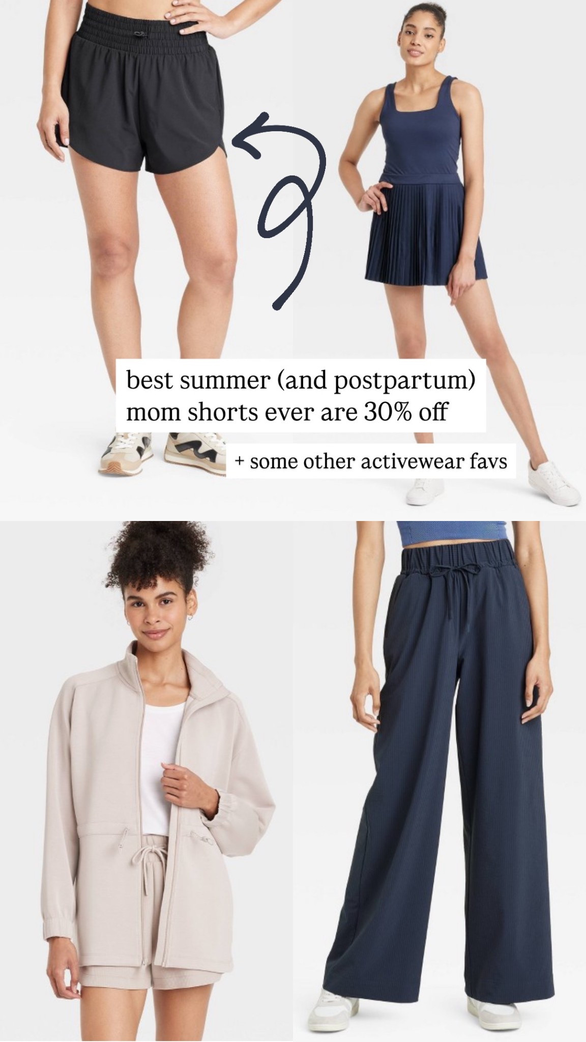 Fav target activewear is 30%! I have these shorts in 3 colors and 2 sizes (postpartum) and I’m obsessed. Pocket fits a phone! 
