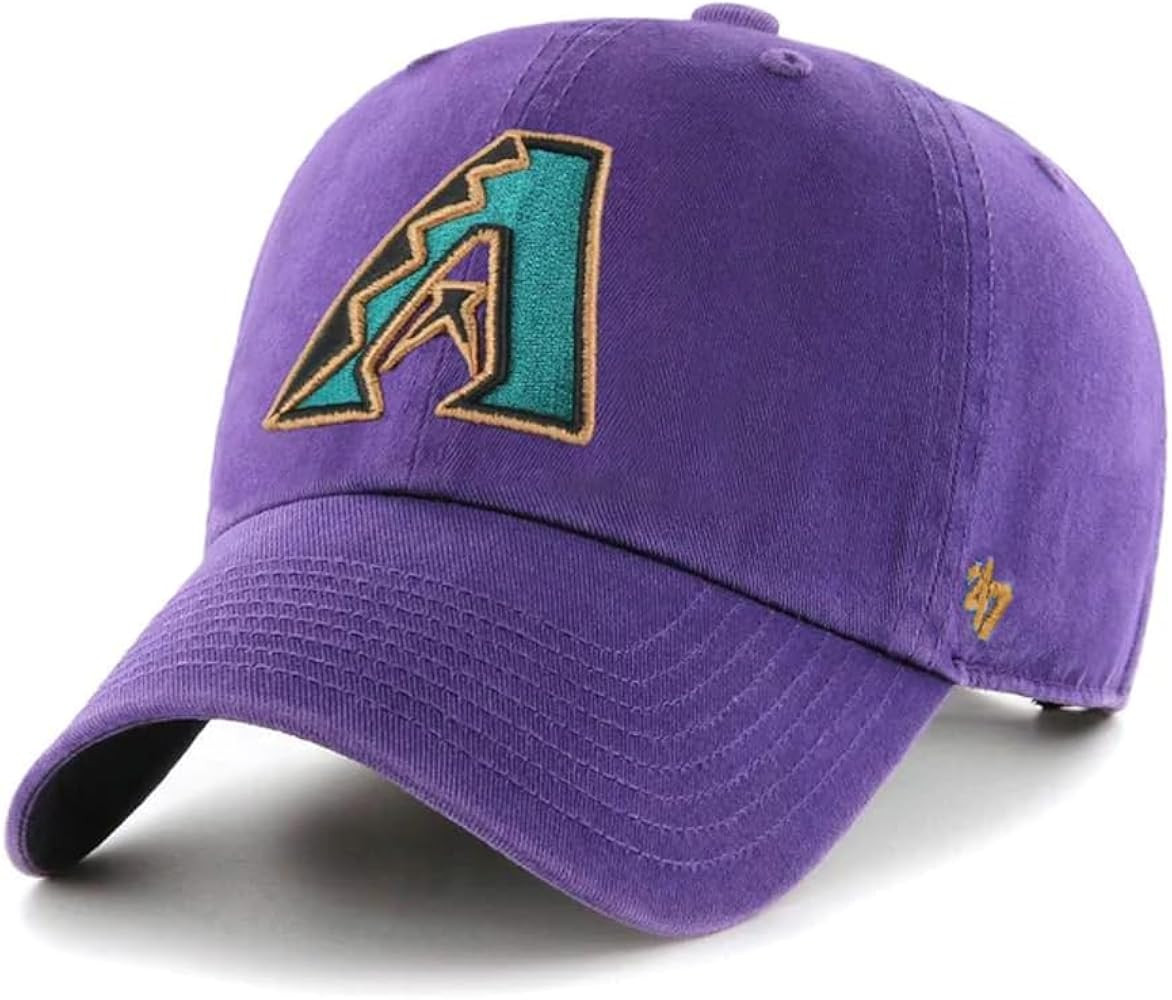 47 MLB Alternate Clean Up Adjustable Hat, Adult (Arizona Diamondbacks Cooperstown Purple) | Amazon (US)