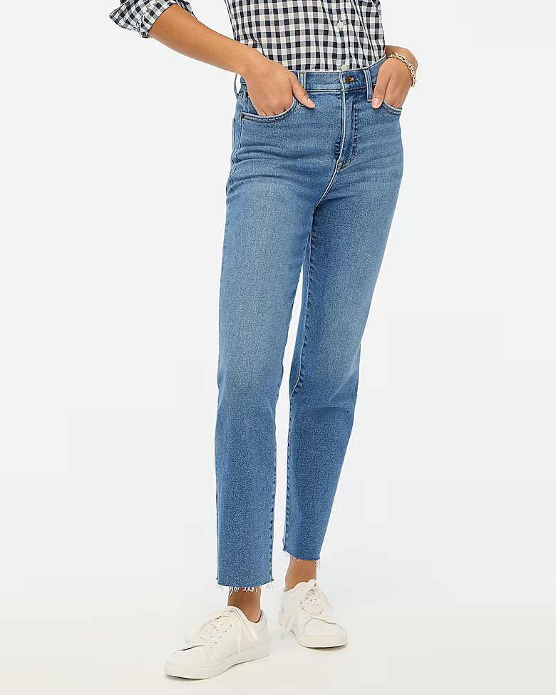 Petite stovepipe straight jean in signature stretch+ | J.Crew Factory