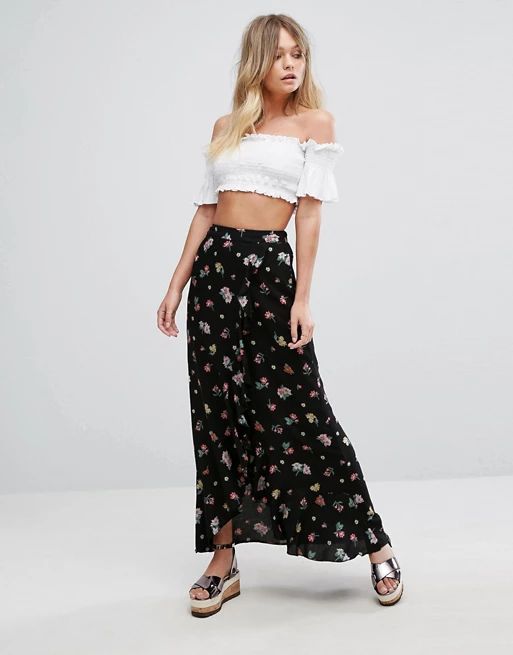 New Look Frill Floral Maxi SkirtOut of stock :-(MORE FROM: | ASOS US