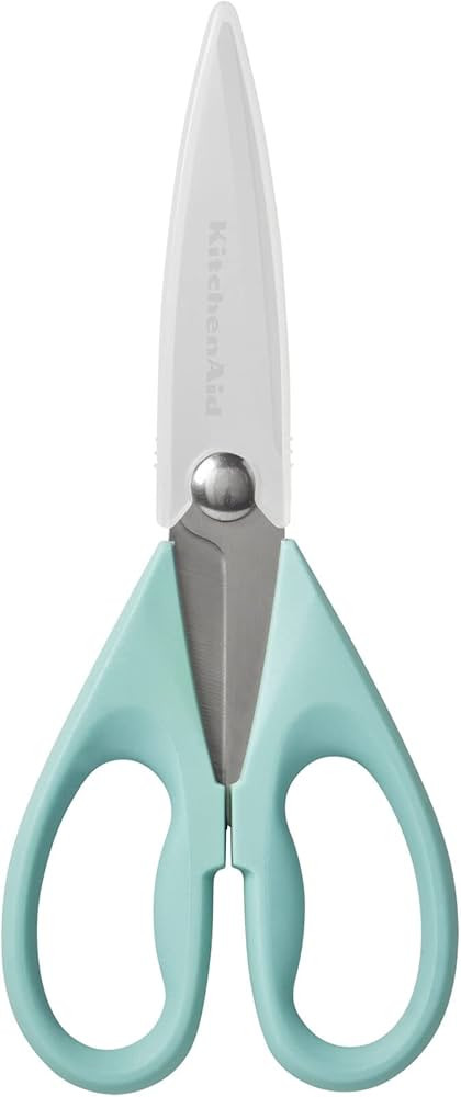 KitchenAid All Purpose Shears with Protective Sheath, 8.72-Inch, Aqua Sky | Amazon (US)