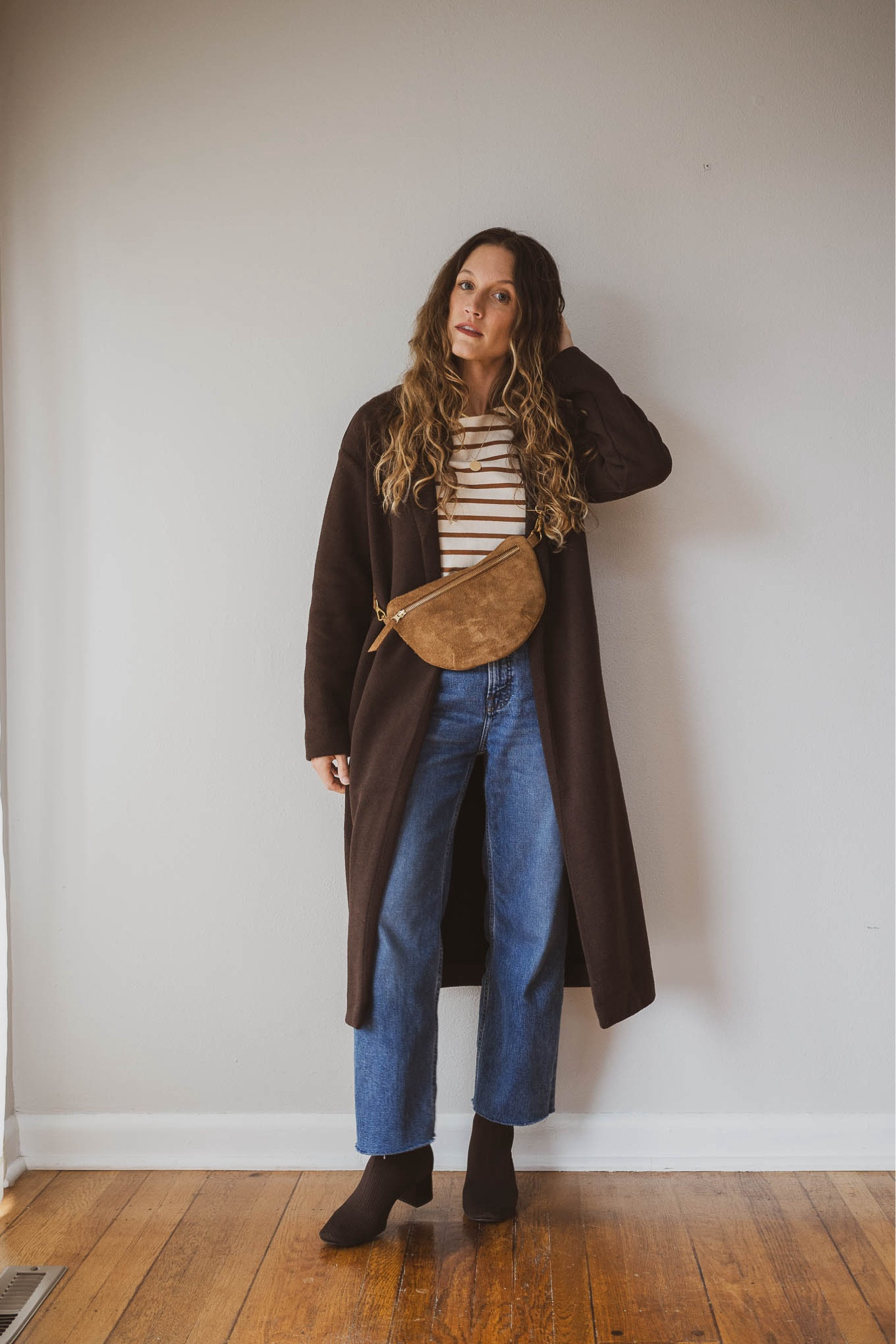 Daily Look 10.21.24

Sèzane top, XS, TTS. Z Supply sweater coat, XS, TTS. Everlane, 24, I took my smaller size, this is the Mid-Indigo wash. Everlane Glove Boot, XS. Abby Alley sling bag, ASHLEYR15 for 15% off. Mila Coin Necklace from Sheena Marshall Jewelry, STITCHANDSALT for $10 off  

#LTKStyleTip #LTKOver40 #LTKSeasonal