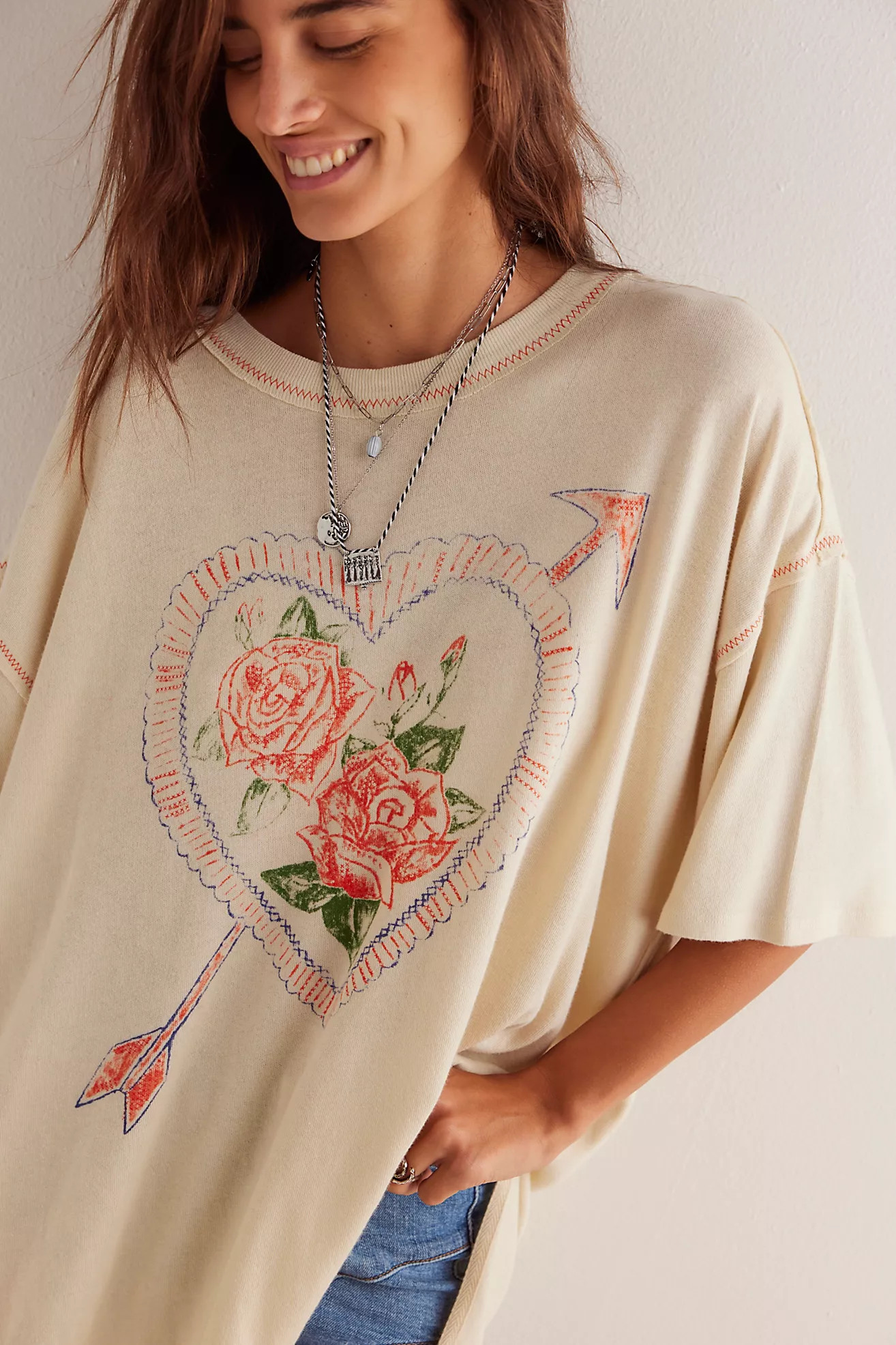 We The Free Love Rose Tee | Free People (Global - UK&FR Excluded)