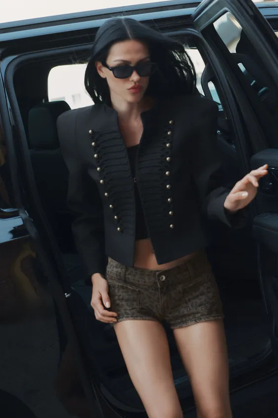 VESTE À VOLANTS ZW COLLECTION LIMITED EDITION | Zara FR