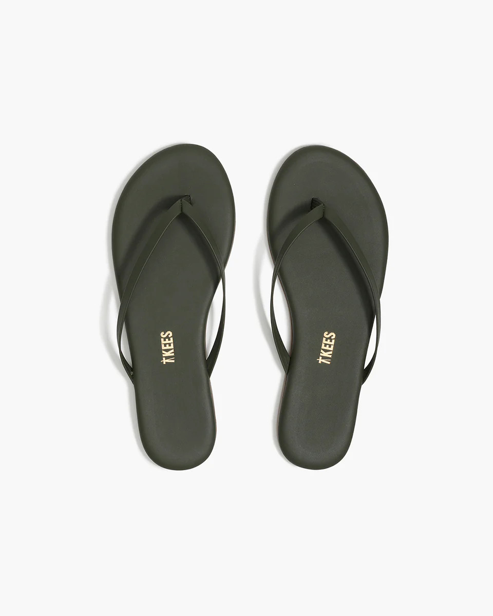 Lily Liners in Forest | Flip-Flops | Women's Footwear | TKEES