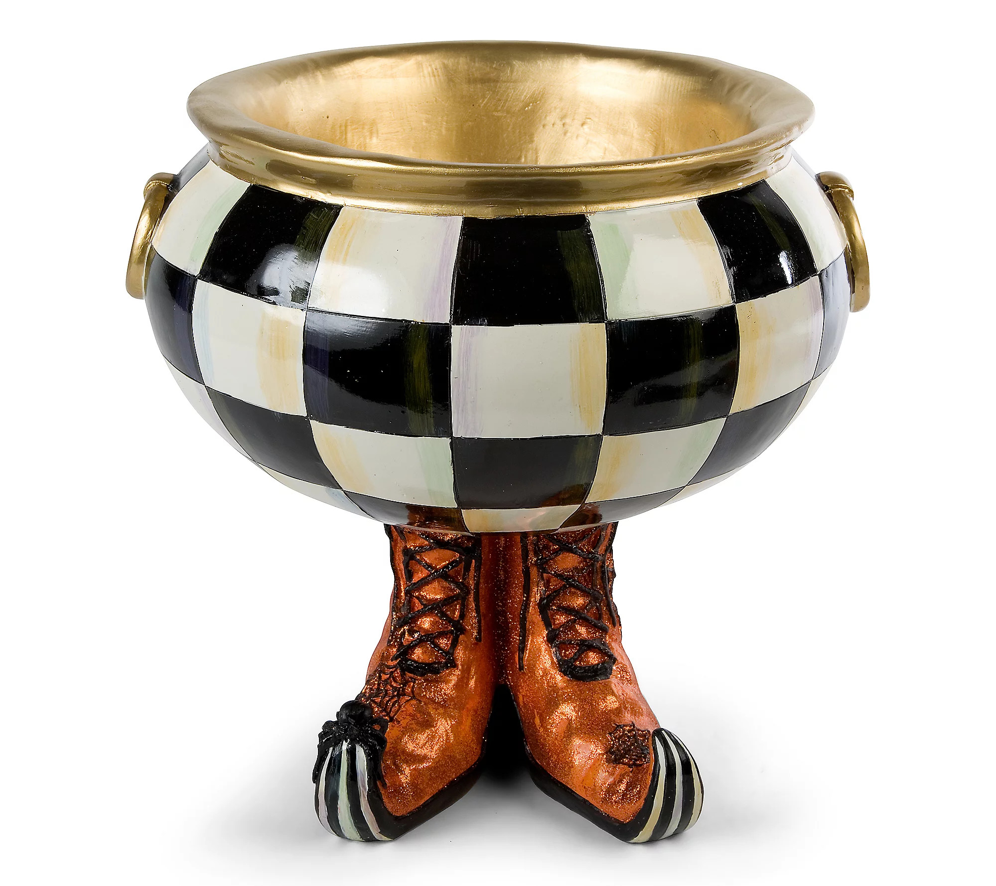 MacKenzie-Childs Courtly Check Cauldron | QVC