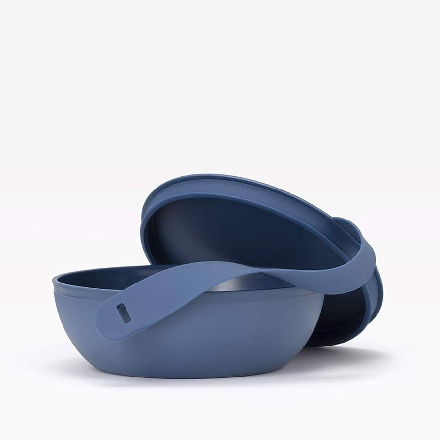 W&P Porter Bowl Lunch Container w/ Protective Non-slip Exterior, Navy 1 Liter | Lid & Snap-tight ... | Amazon (US)
