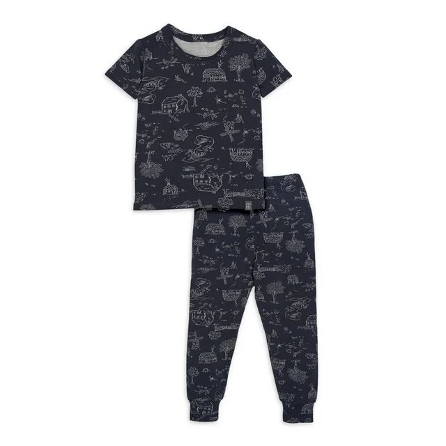 Modern Moments by Gerber Toddler Unisex Super Soft Livaeco Viscose Tight Fitting Pajama Set, Size... | Walmart (US)