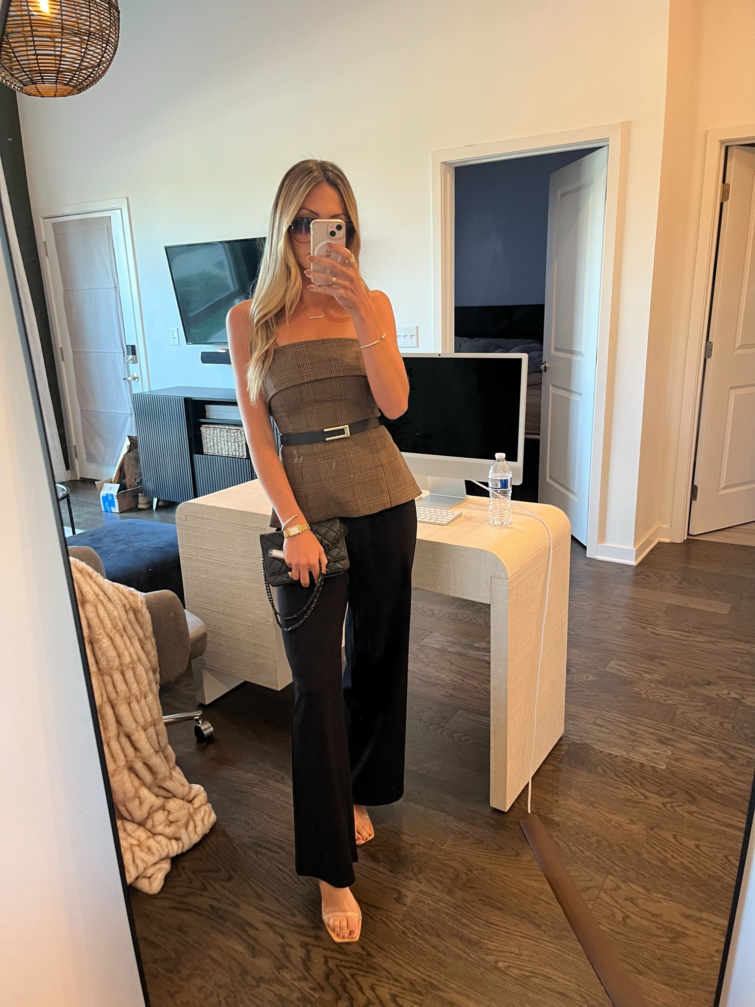 Xs top, S bottoms 

#LTKSeasonal #LTKWorkwear