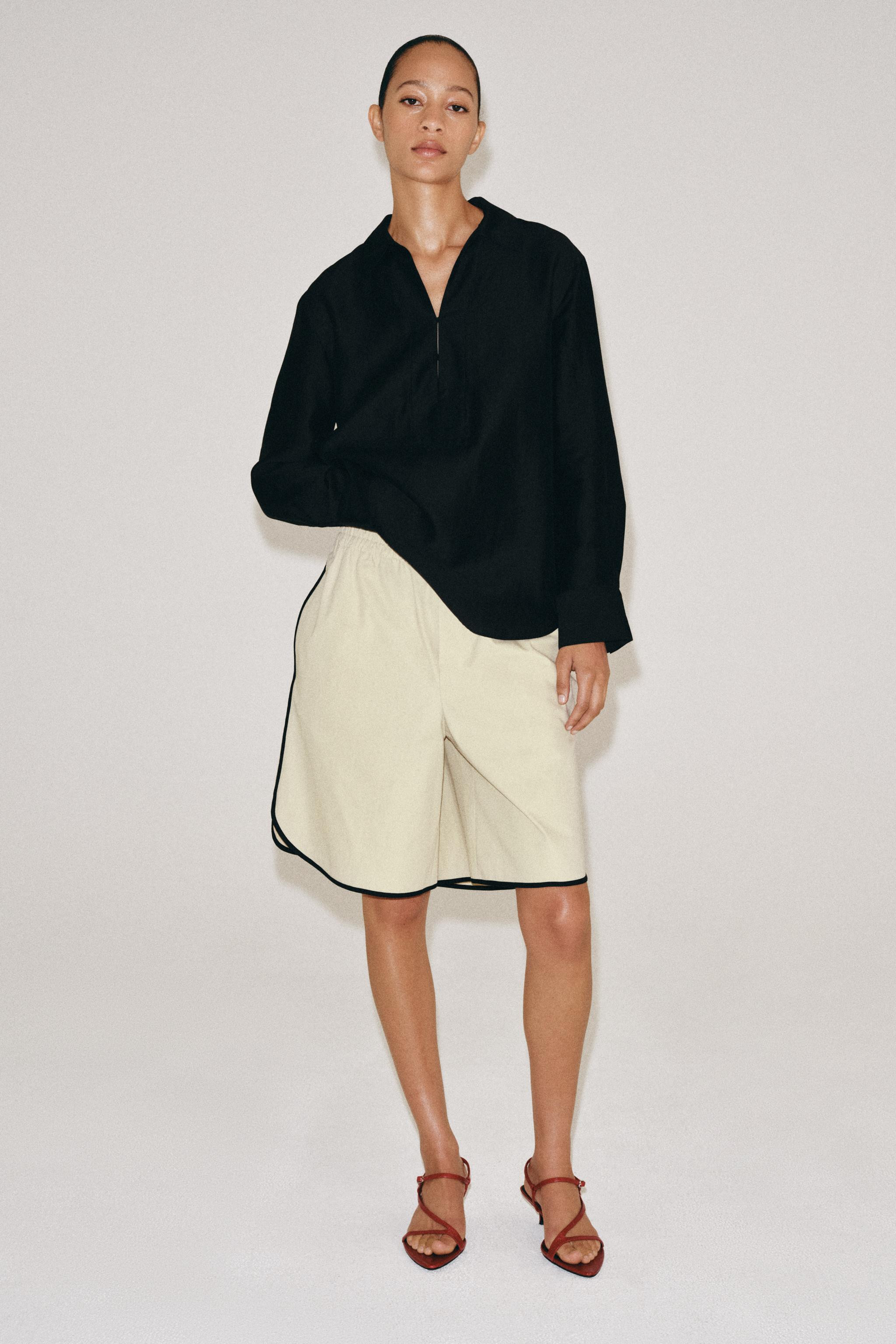ZW COLLECTION PLAIN SHIRT | Zara UK