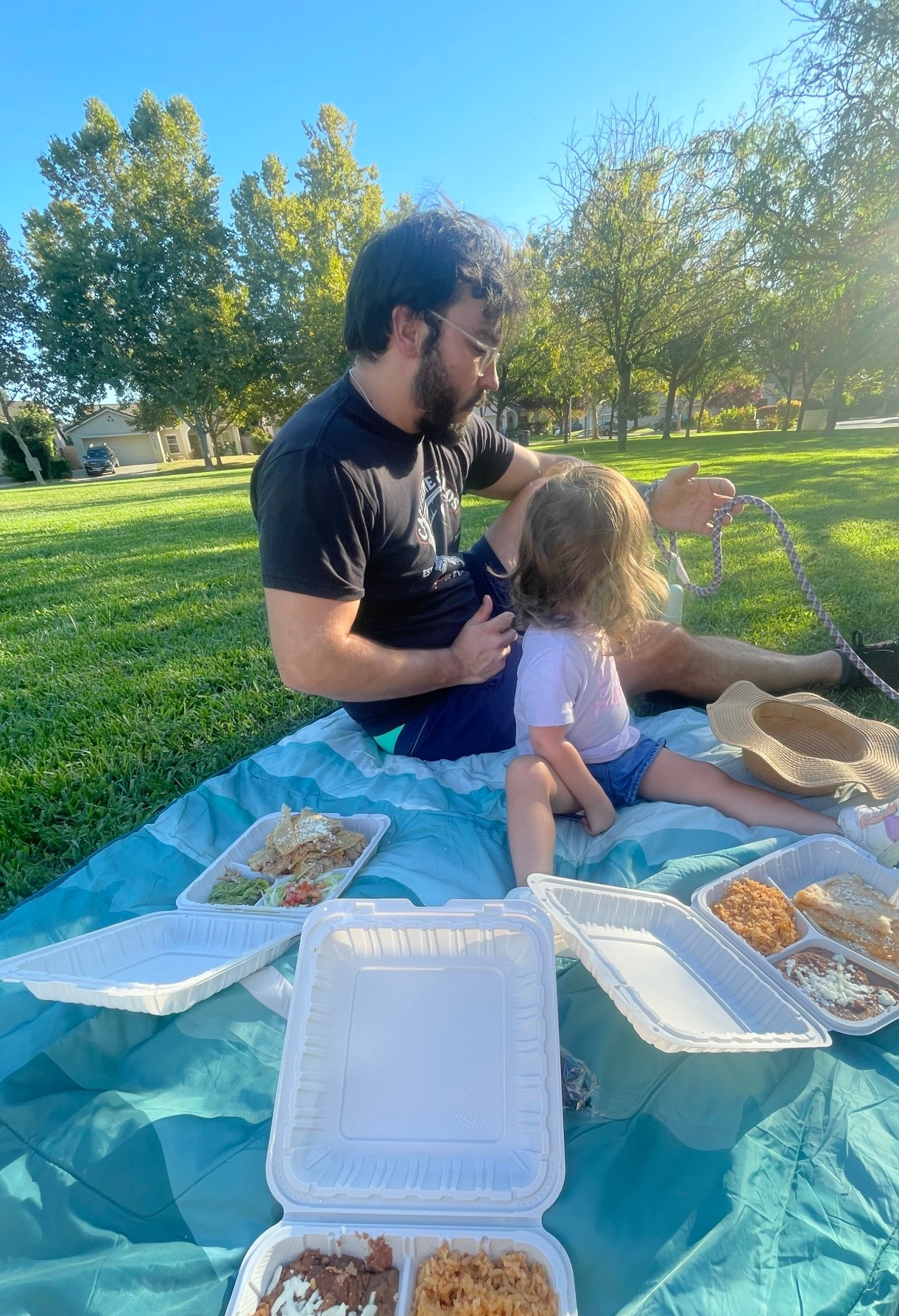 Picnic Dinner with this incredible weather!!

Take out from Sal’s Tacos is NEVER a bad idea  

#LTKFamily #LTKActive