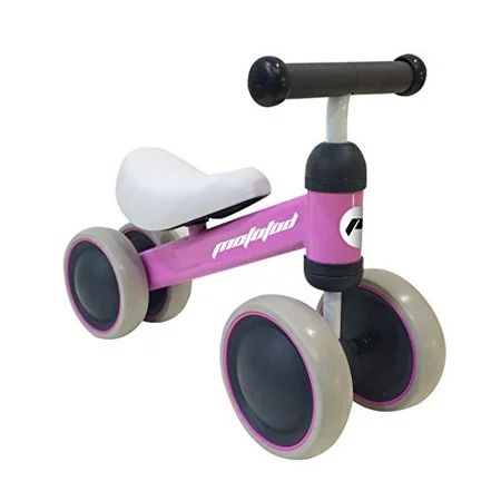 MotoTod Mini Baby and Toddler Balance Bike, No-Pedal, Pink, 10 moths+ | Walmart (US)