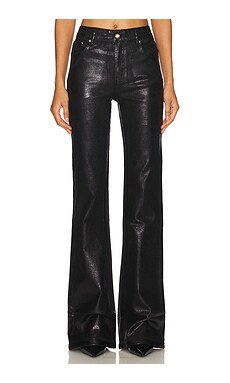 retrofete Yara Pant in Liquid Black from Revolve.com | Revolve Clothing (Global)