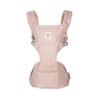 Ergobaby Alta 2-in-1 All Carry Positions Baby Carrier & Hip Seat - Pink Quartz: Buckle Closure, Ventilated Fabric | Target