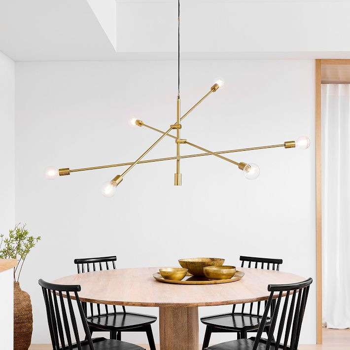Mobile Chandelier (55") - Antique Brass | West Elm (US)