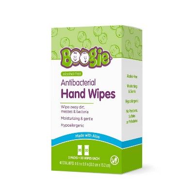 Boogie Hand Sanitizing Wipes - 40ct/2pk | Target