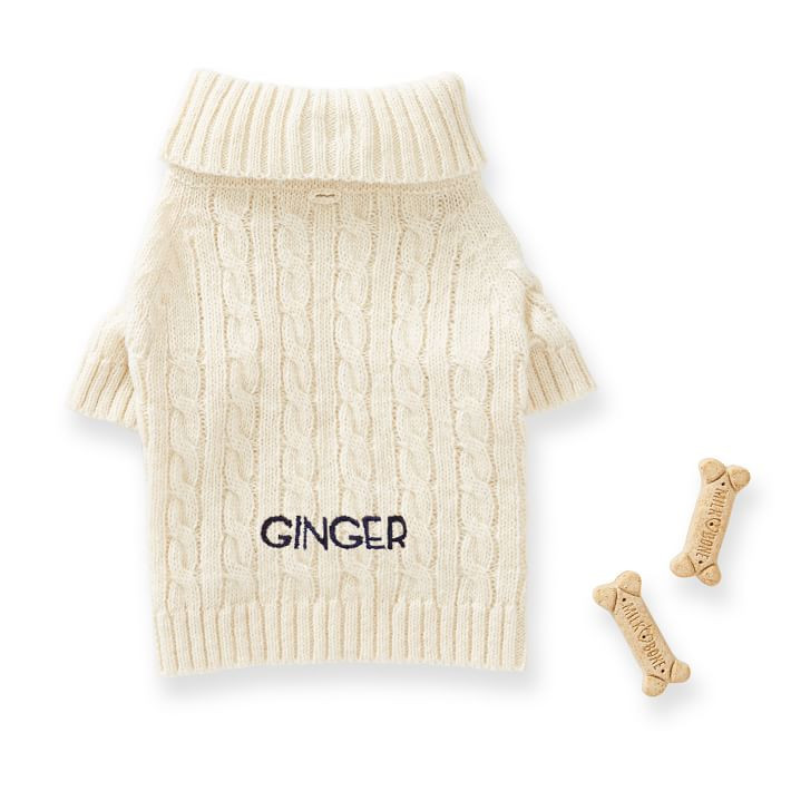 Cable Knit Dog Sweater | Mark and Graham