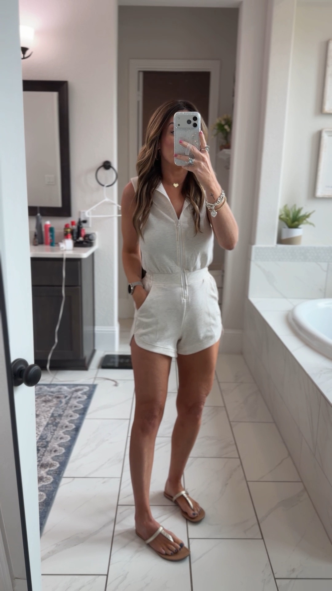 Wearing an XS in this romper from Walmart, I’m 5”6 for reference usually a 0-2.

#LTKmomlife #LTKgrwm #LTKootd