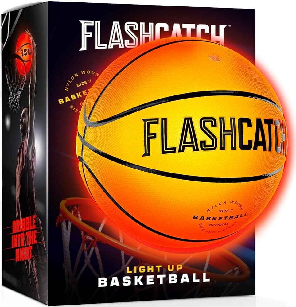 Light Up Basketball - Glow in the Dark Basketball - Sports Gear Accessories Gifts for Boys 8-15+ ... | Amazon (US)