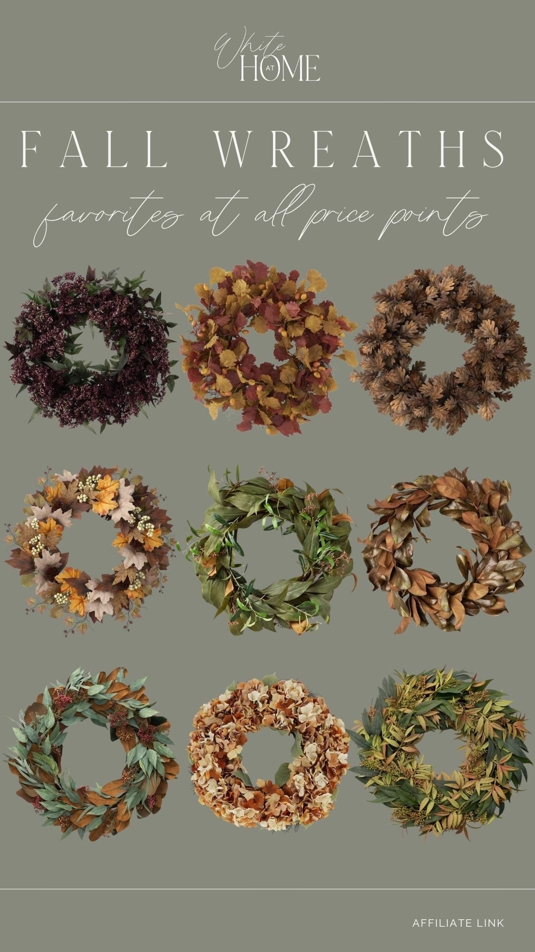 The prettiest fall wreath roundup at all price points! A mix of high-end and affordable—all with gorgeous texture, tone, and dimension. Make your front porch cozy and warm this season!

#LTKHome #LTKSeasonal