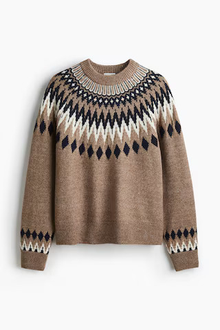 Jacquard-knit jumper | H&M (UK, MY, IN, SG, PH, TW, HK)
