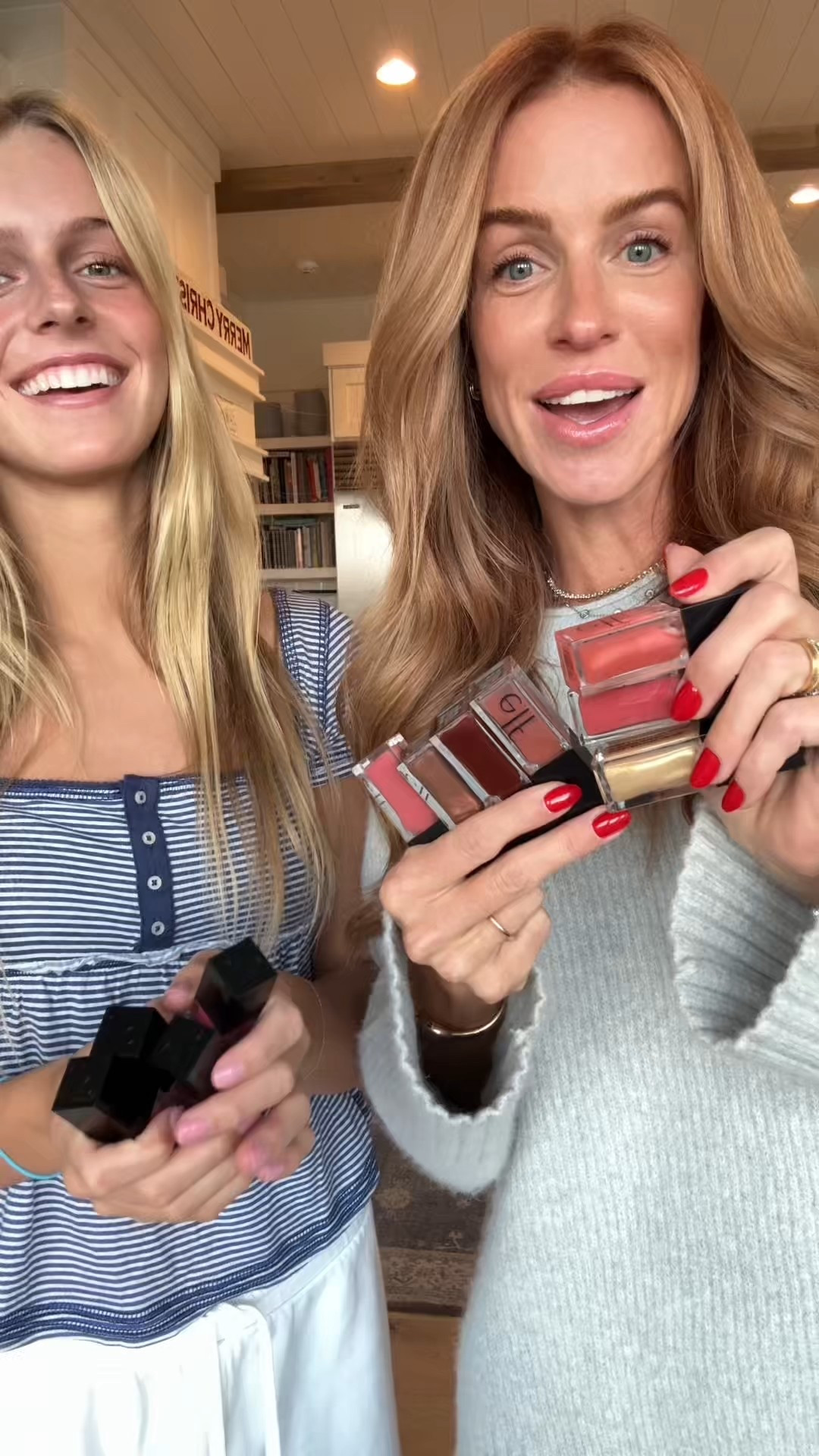 @elfcosmetics just launched the Glow Reviver PLUMPING Lip Oil and we are LOVING them. The colors are really pretty and they last so long. Plus, you can’t beat the price point. Honestly, they’d make the perfect stocking stuffers, friend gifts, or favorite things party gift! Comment on this reel and I’lll send you the links to the lip oils + lip stains!  #elfpartner 

#LTKHoliday #LTKBeauty #LTKGiftGuide